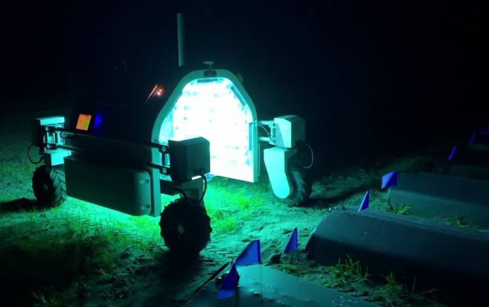 Роботы с ультрафиолетовыми лампами помогут виноградарям справиться с мучнистой росой