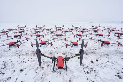У Тернополі сформовано найбільший флот дронів-обприскувачів на території Європи