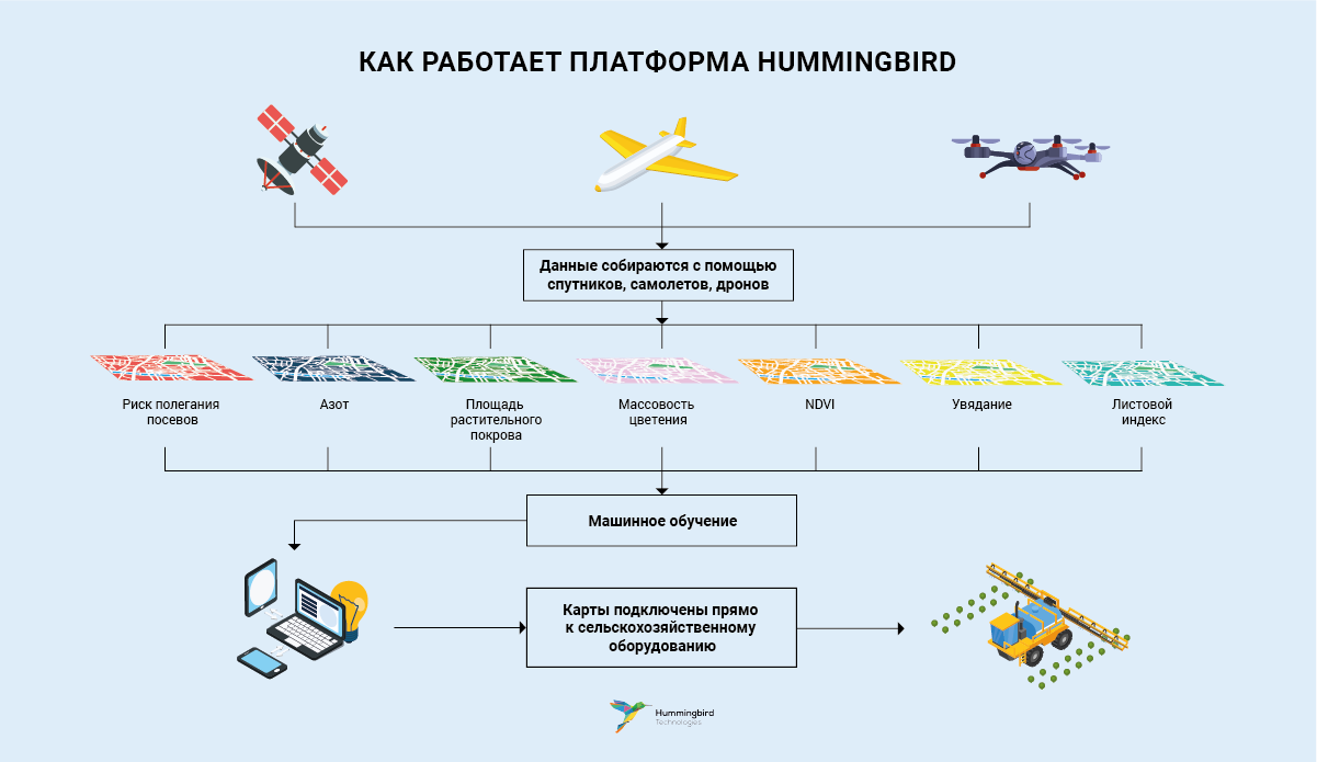 Принцып работы Hummingbird Technologies